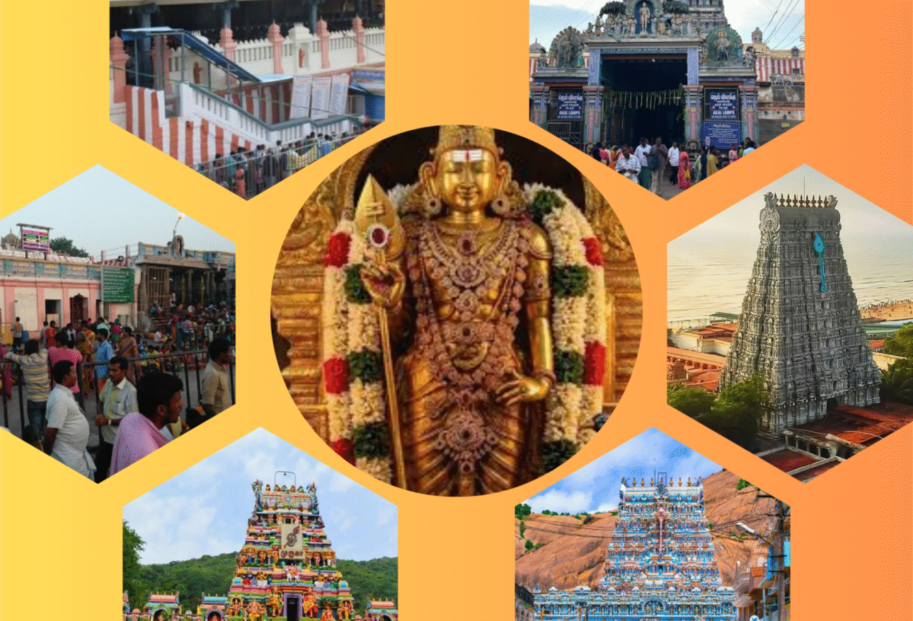 6 Padai Murugan Temple List Location