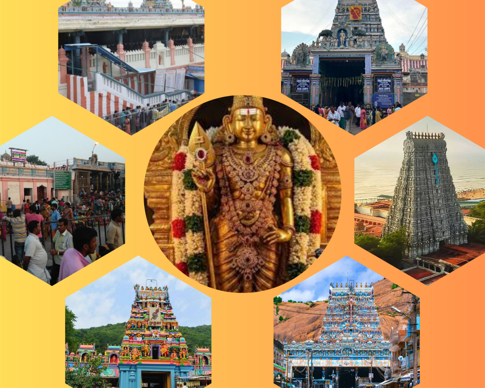 6 Padai Murugan Temple List Location