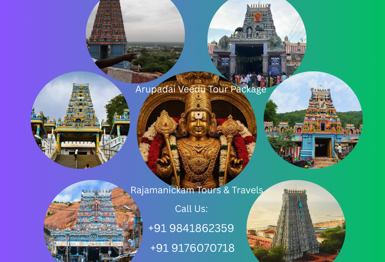 Arupadai Murugan Temples in Tamilnadu