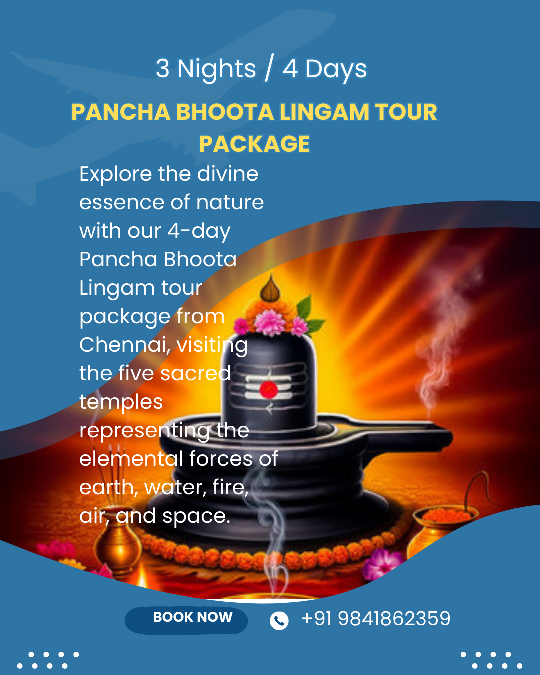 Pancha Bhoota Lingam Tour Package