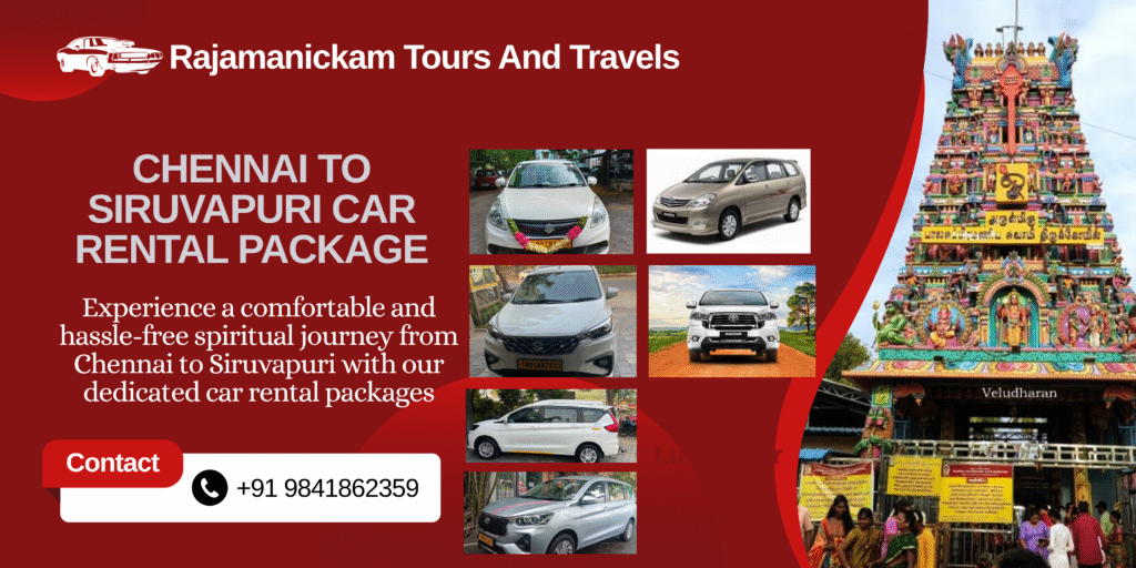 Chennai to Siruvapuri Car Rental