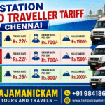 Tempo Traveller Rental Tariff in Chennai