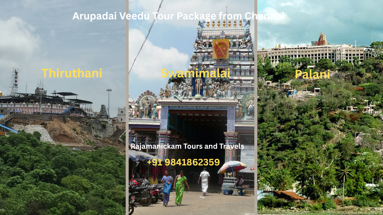 6 padai veedu 3 days tour Package from Chennai