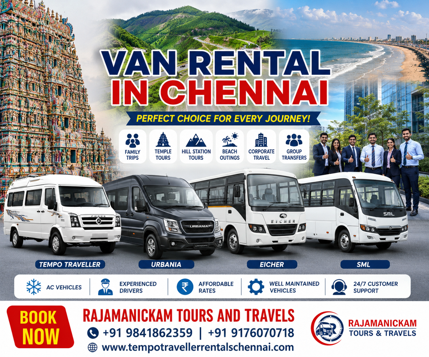 Van Rental in Chennai