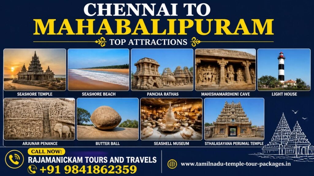 Tourist Places in mahabalipuram