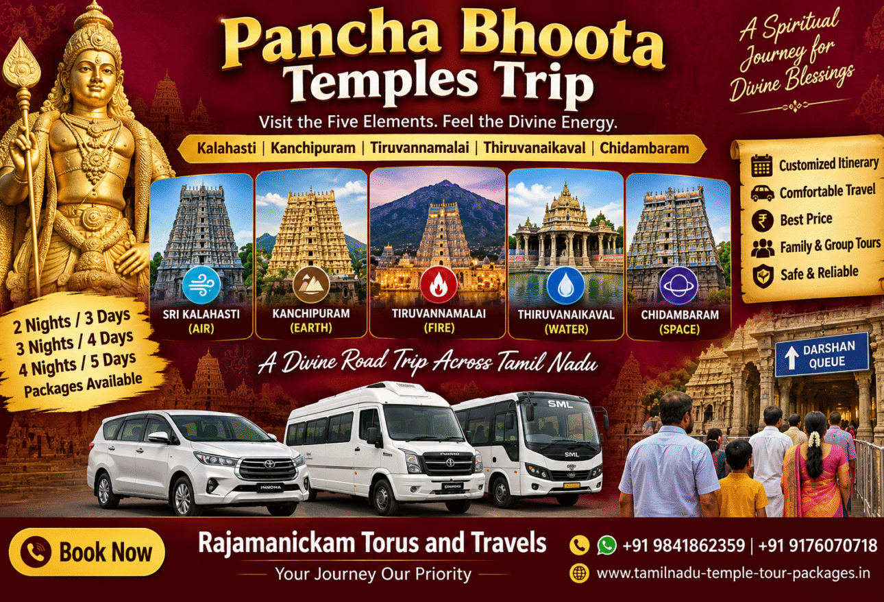 Pancha Bhoota Temples Trip