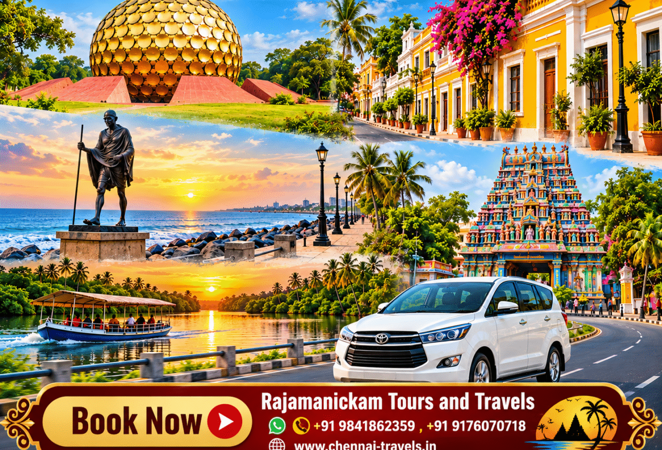 Chennai to Pondicherry One Day Trip Itinerary by Car